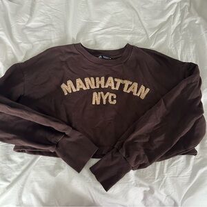 Zara Manhattan Long Sleeve Top